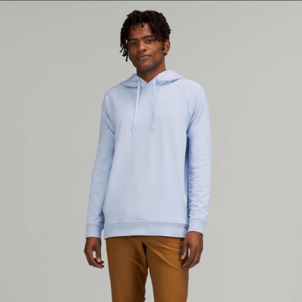 Lululemon City Sweat Pullover Hoodie in Blue Linen size small